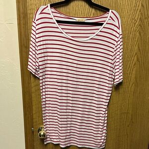 Piko 1988 Red & White Stripe Short Sleeve Tee